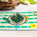 Easter Bunny in the Grass with Colorful Eggs 3D Pop-Up Card – Easter Greeting Card