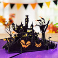 3D Haunted House - Rising Hand Pop Up Greeting Card