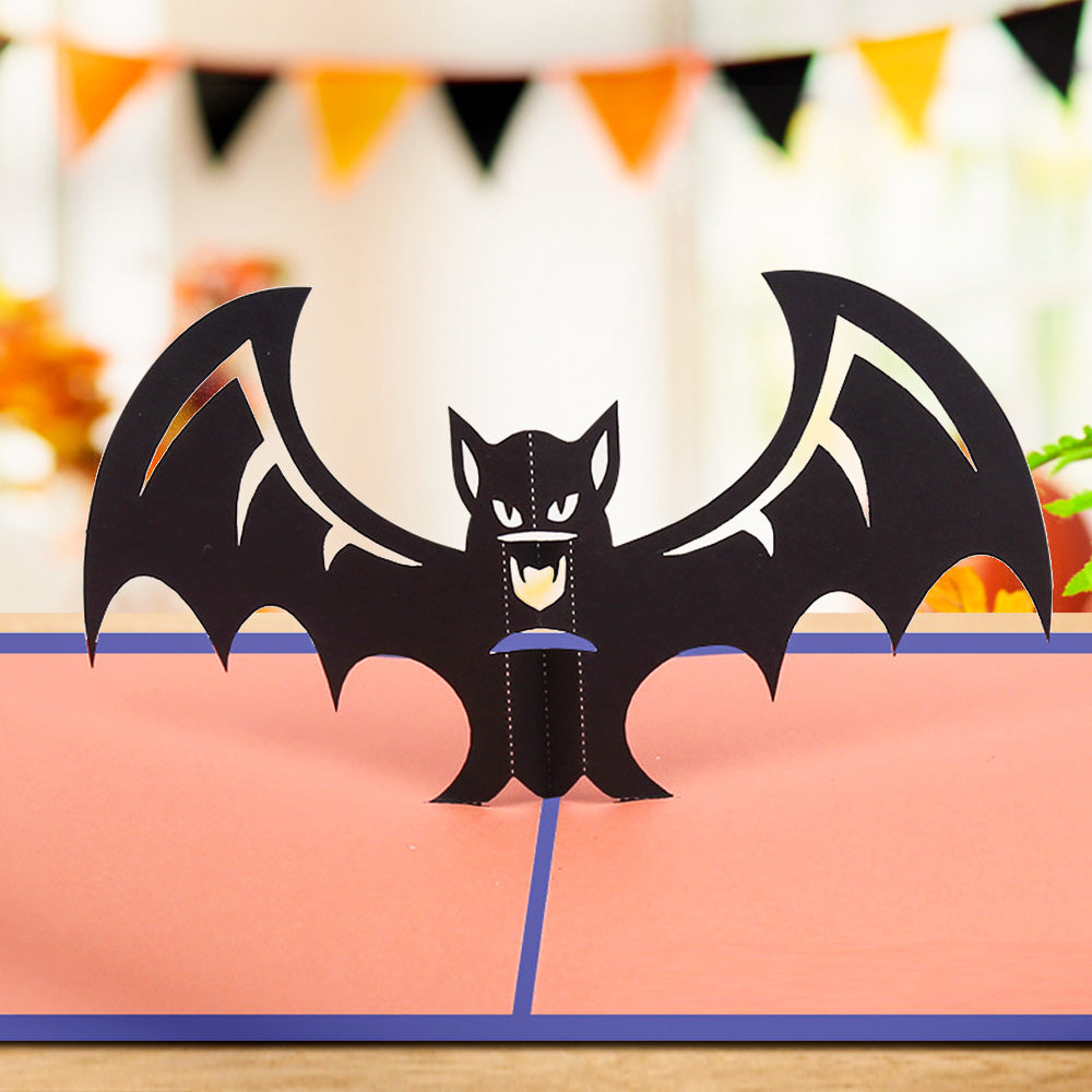 Bat Halloween 3D Pop-Up Card