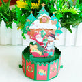 3D Christmas Pop Up Box Santa Claus Pop Up Greeting Card