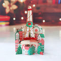 Christmas 3D Pop Up Card Christmas Amusement Park Pop Up Greeting Card