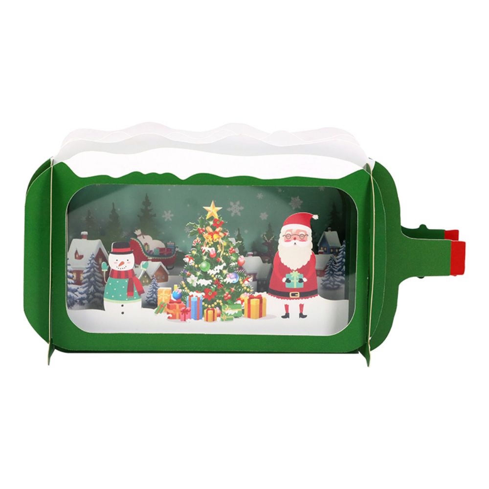 3D Pop Up Card Christmas in a Greeting Card