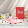 Love You Mom 3D Pop Up Greeting Card for Mom