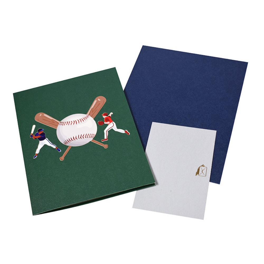 Dad 3D Pop-Up Card – Baseball Game
