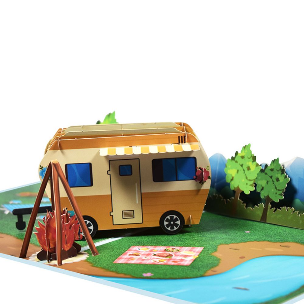 Dad 3D Pop-Up Card – RV Travel