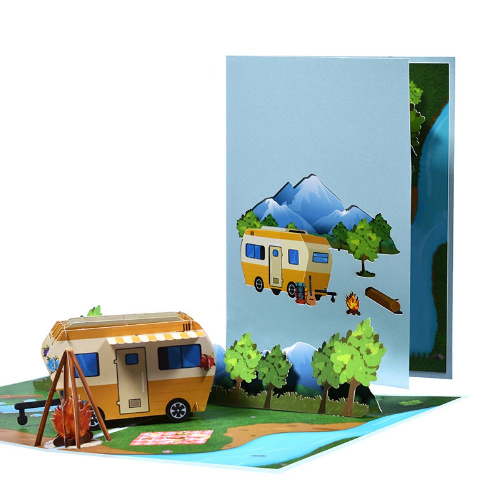 Dad 3D Pop-Up Card – RV Travel